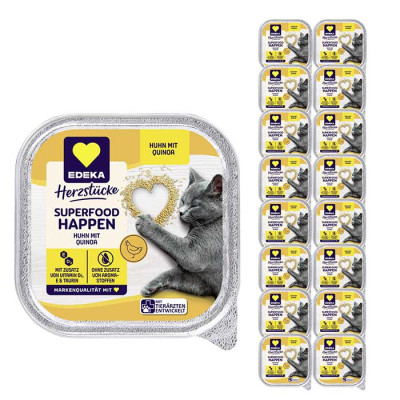 EDEKA Superfood Happen Huhn mit Quinoa 16x100G 
