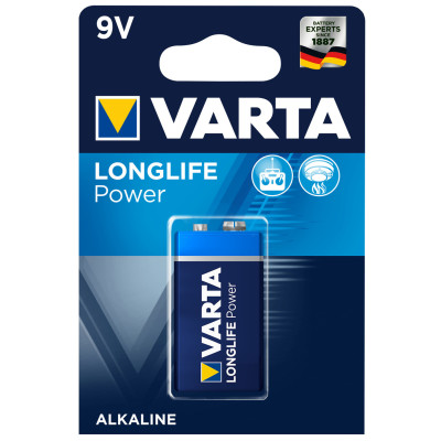 Varta Longlife Power Alkali E-Block 9V 1ST - Abverkauf 