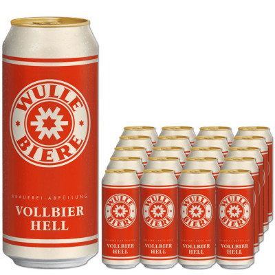Wulle Vollbier Hell 24x0,5L 